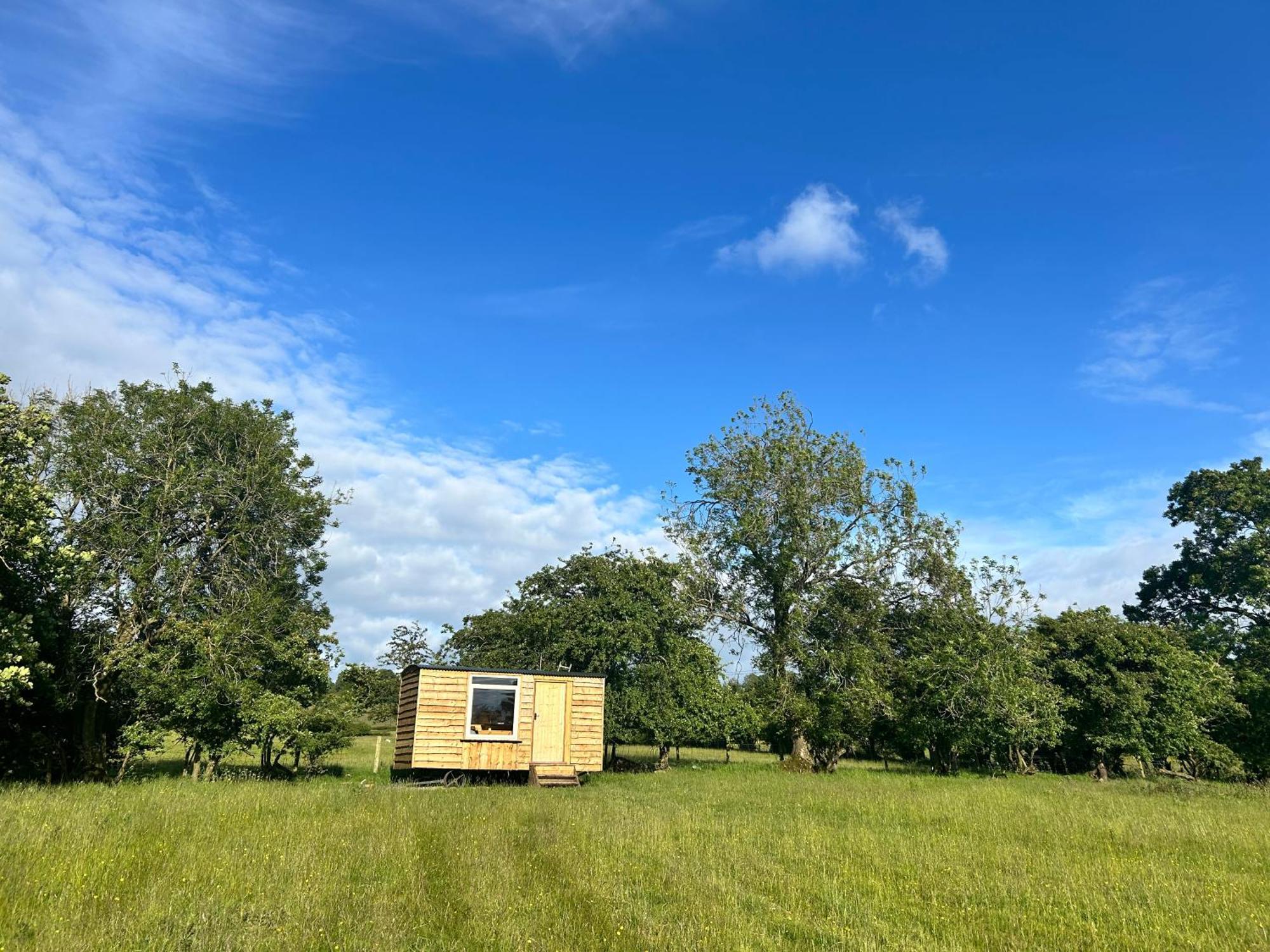 Off Grid Shepherds Hut Hotel Llansilin Bagian luar foto